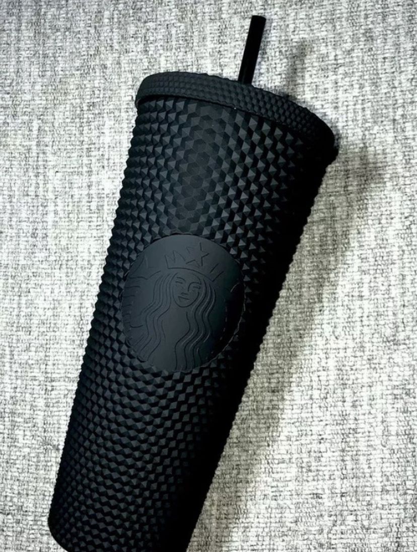 Limited Edition Matte Black Studded Starbucks Cold Cup