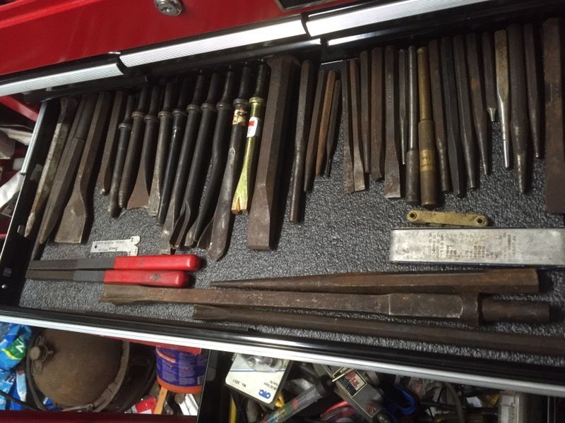 Snap On Mac Matco cornwell Chisels punches air hammer bits for Sale in