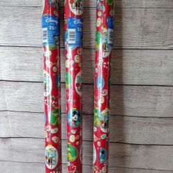 Vintage Christmas Disney Wrapping Paper  Bundle