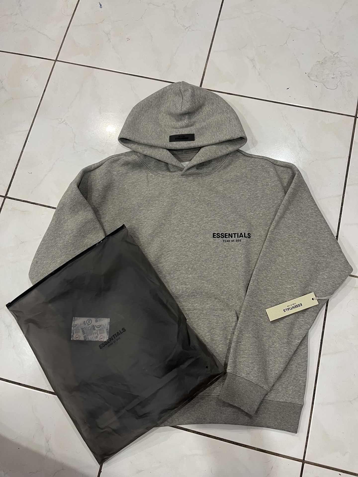 Dark Oatmeal Essentials Hoodie
