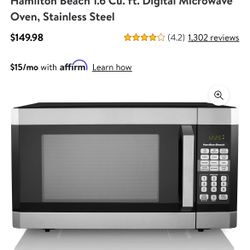 Stainless Steele Microwave