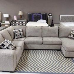 U SHAPED SECTIONAL COUCH SAME DAY DELIVERY By ASHLEY