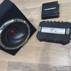 Electronics Base, Speaker, Power Amp, And Amplifier