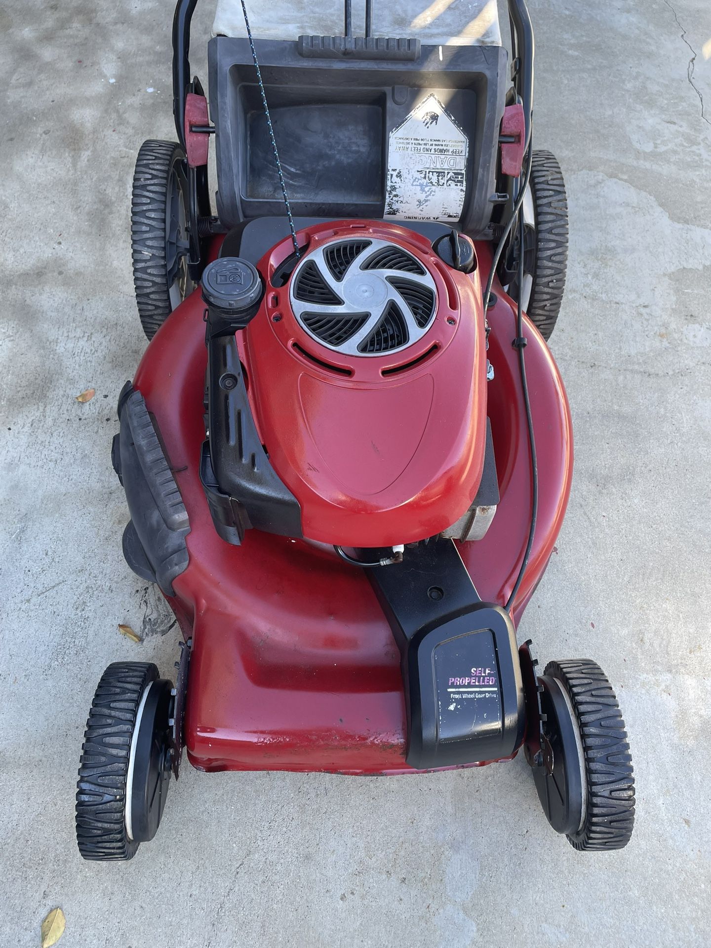 Craftsman 6.75hp Front Wheel Drive Lawnmower with bag