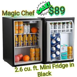 Magic Chef
2.6 cu. ft. Mini Fridge in Black 