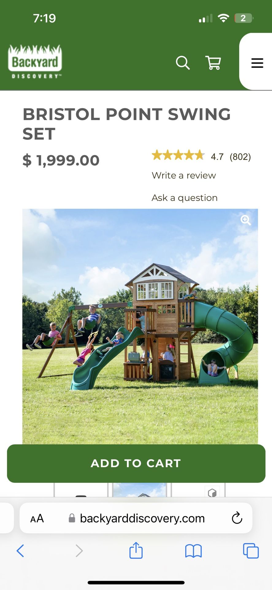 Play Ground / Swing Set 