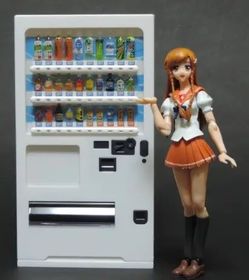 1/12 scale White vending machine model kit from Japan