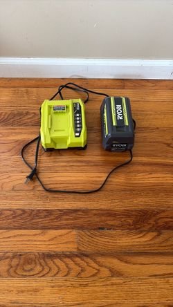 Ryobi 40V 6Ah Battery and Charger
