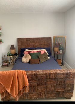 Woven bed frame Queen