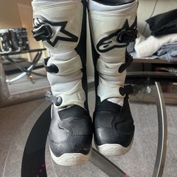 Fox Dirt Bike Boots Youth Size 8