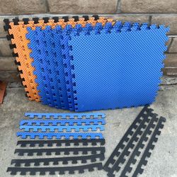WORKOUT EXERCISE MATS -MMA-2x2foot 1 inch thick- from dicks sporting goods -NEW 8 mats -$59