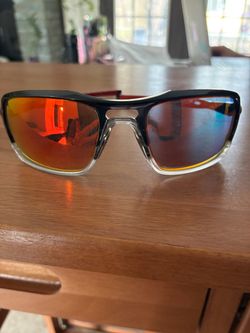 Sport Sunglasses with Mirrored Red Lenses