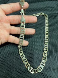 14K Plated Mariner Link Chain New