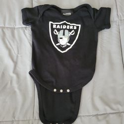 Raiders Onsie 6-9 Month's 