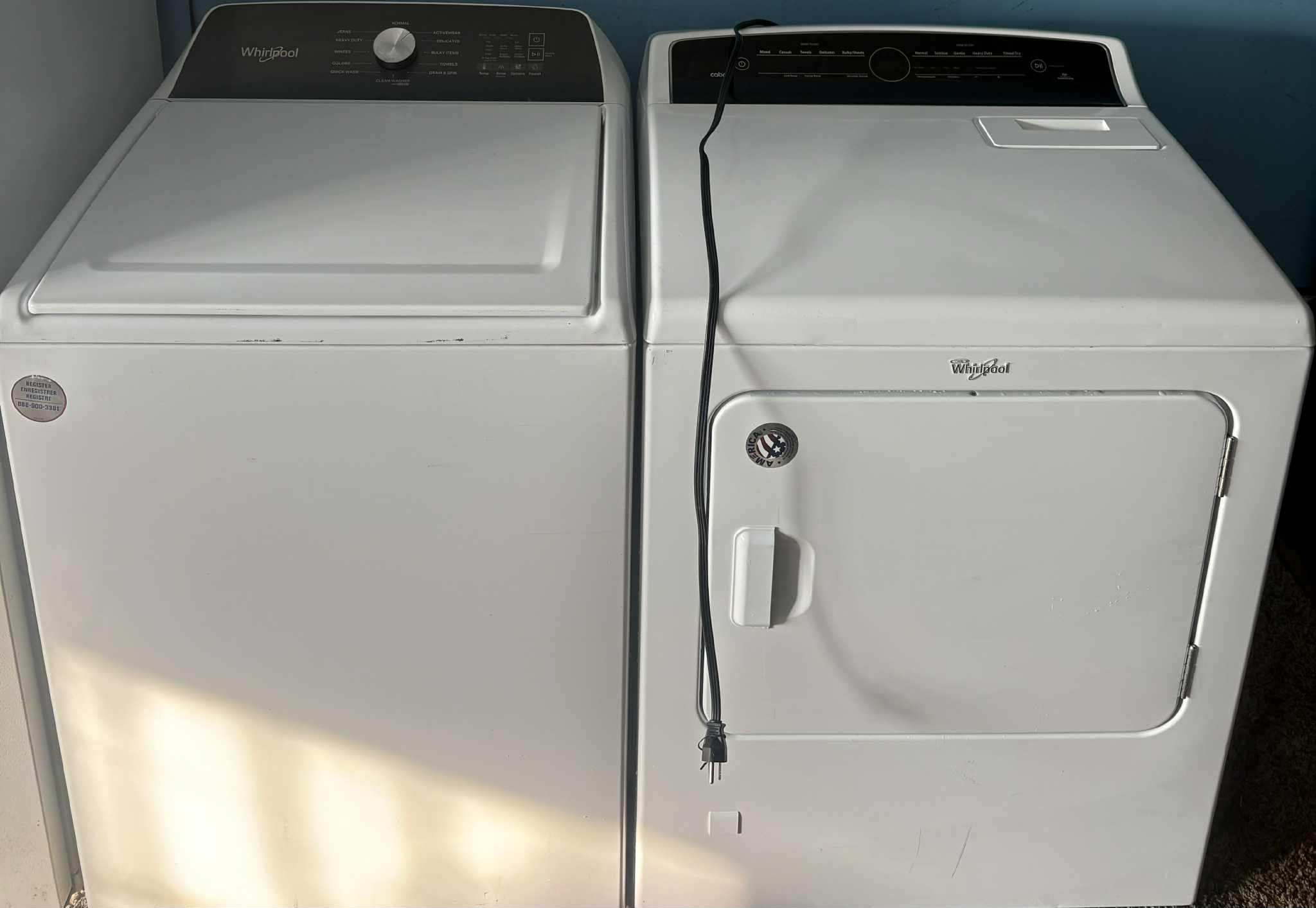 Whirlpool Heavy Duty Washer & Gas Dryer