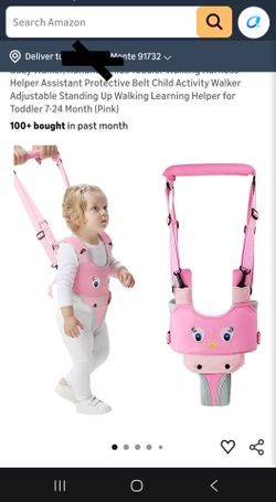 Baby Walker, Handheld Kids Toddler Walking Harness Helper Assistant Protective Belt Child Activity Walker Adjustable Standing Up Walking Learning Help