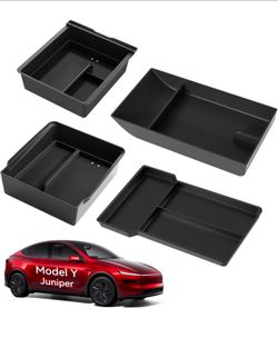 2026 Tesla Model Y Juniper Center Console Organizer Tray 4PCS
Fits Tesla 2025 2026 Model Y(