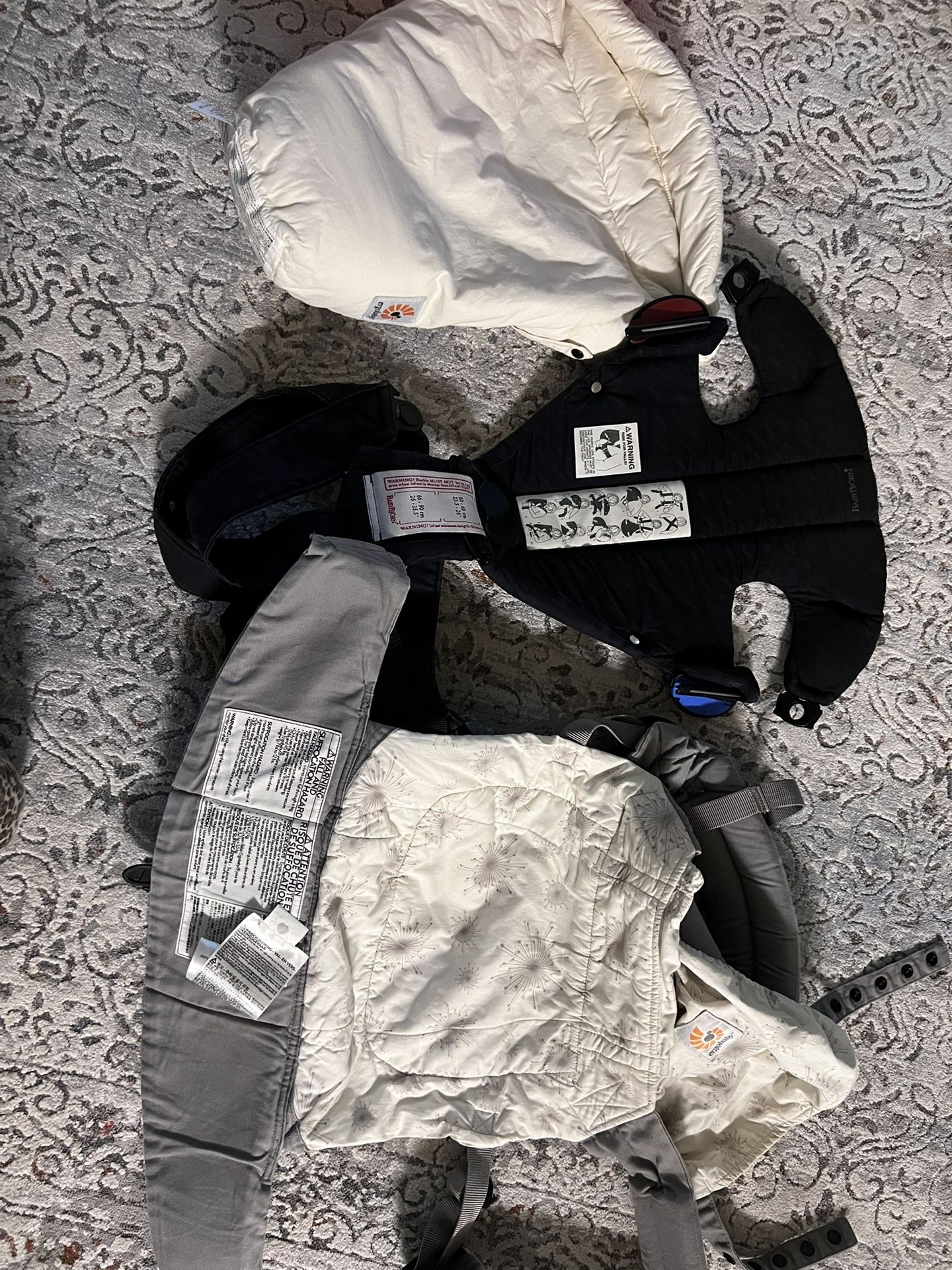 Ergo baby and Baby Bjorn baby carriers