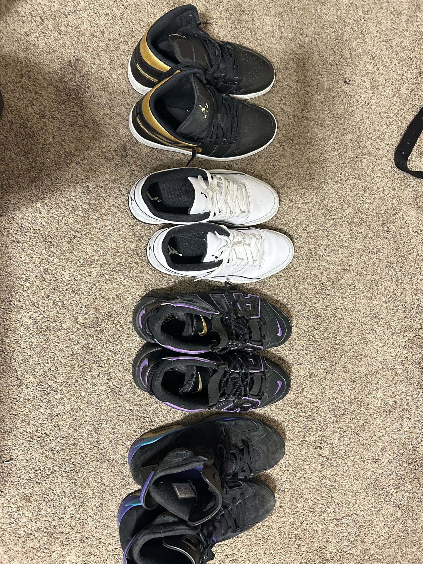 Bundle of 4 Nike & Jordan Sneakers – Men’s Sizes – Used