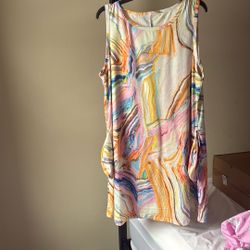 elescat Tie Dye Dress for Women