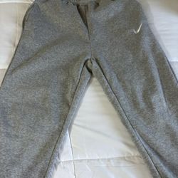 Men’s Grey Nike Fleece Pants Size L