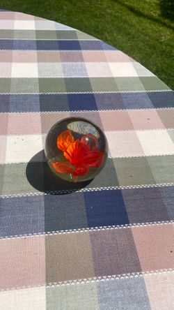 Vintage Glass Paperweight