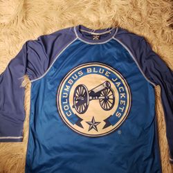 NHL Columbus Blue Jackets Long Sleeve T-shirt Size Large.