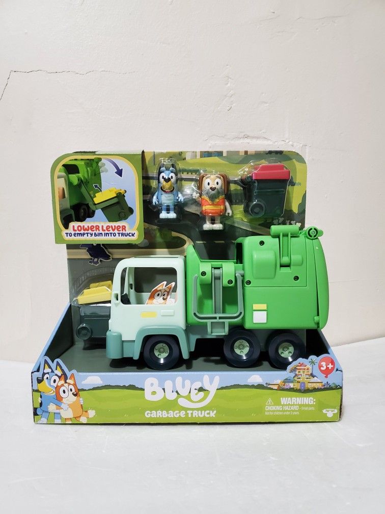 Bluey Garbage Truck Vehicle & Figures [Includes Bluey & Bin Man] (contact info removed)07