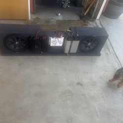 Amplifier And Speakers 