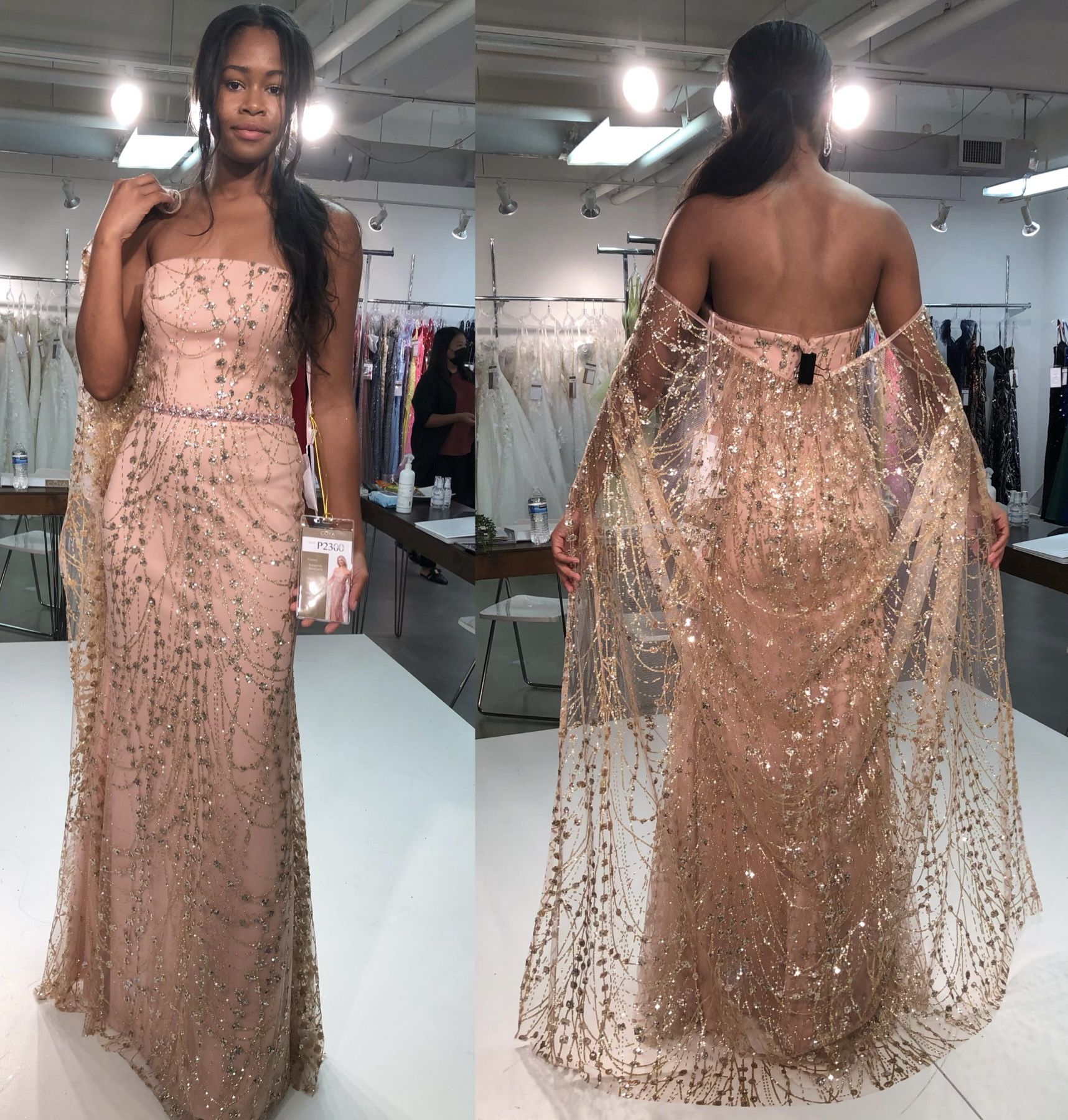 New With Tags Rose Gold Formal Dress & Prom Dress $196