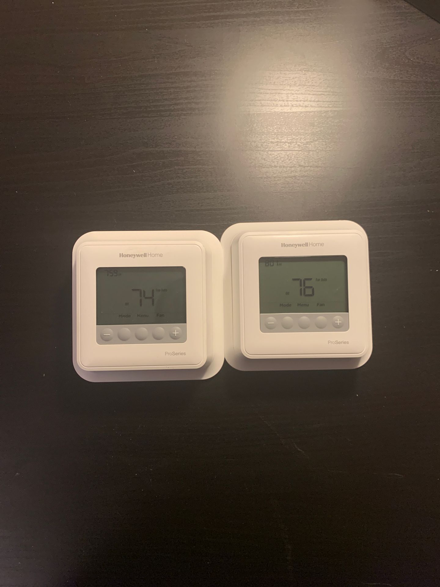 Set of 2 Honeywell Pro Series Thermostats