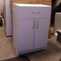 White Utility Storage Cabinet Kitchen