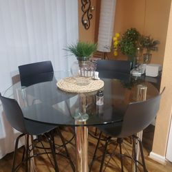 4-30Inch Black Barstool Chairs
