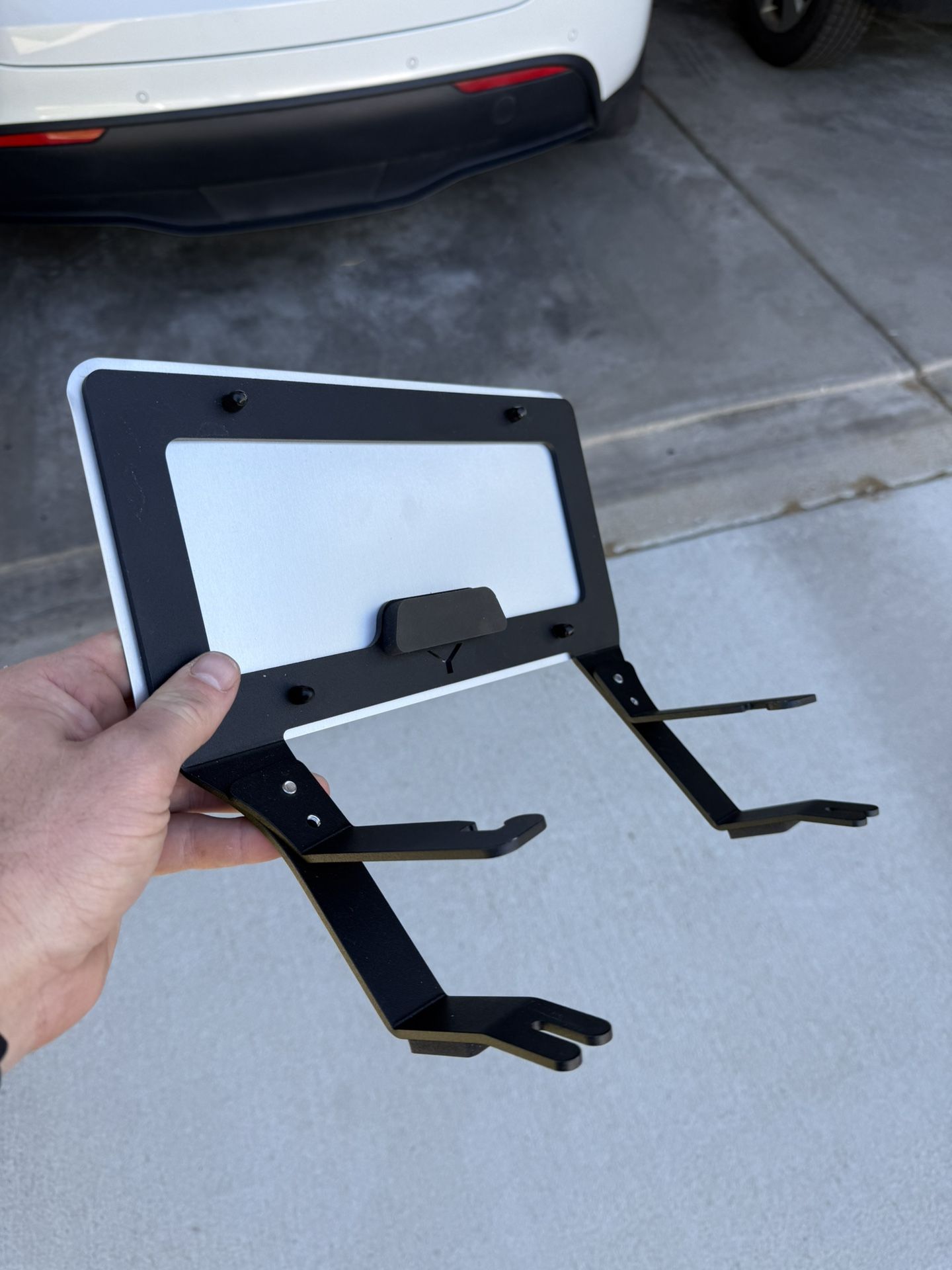 Tesla Front Bumper License Plate Holder
