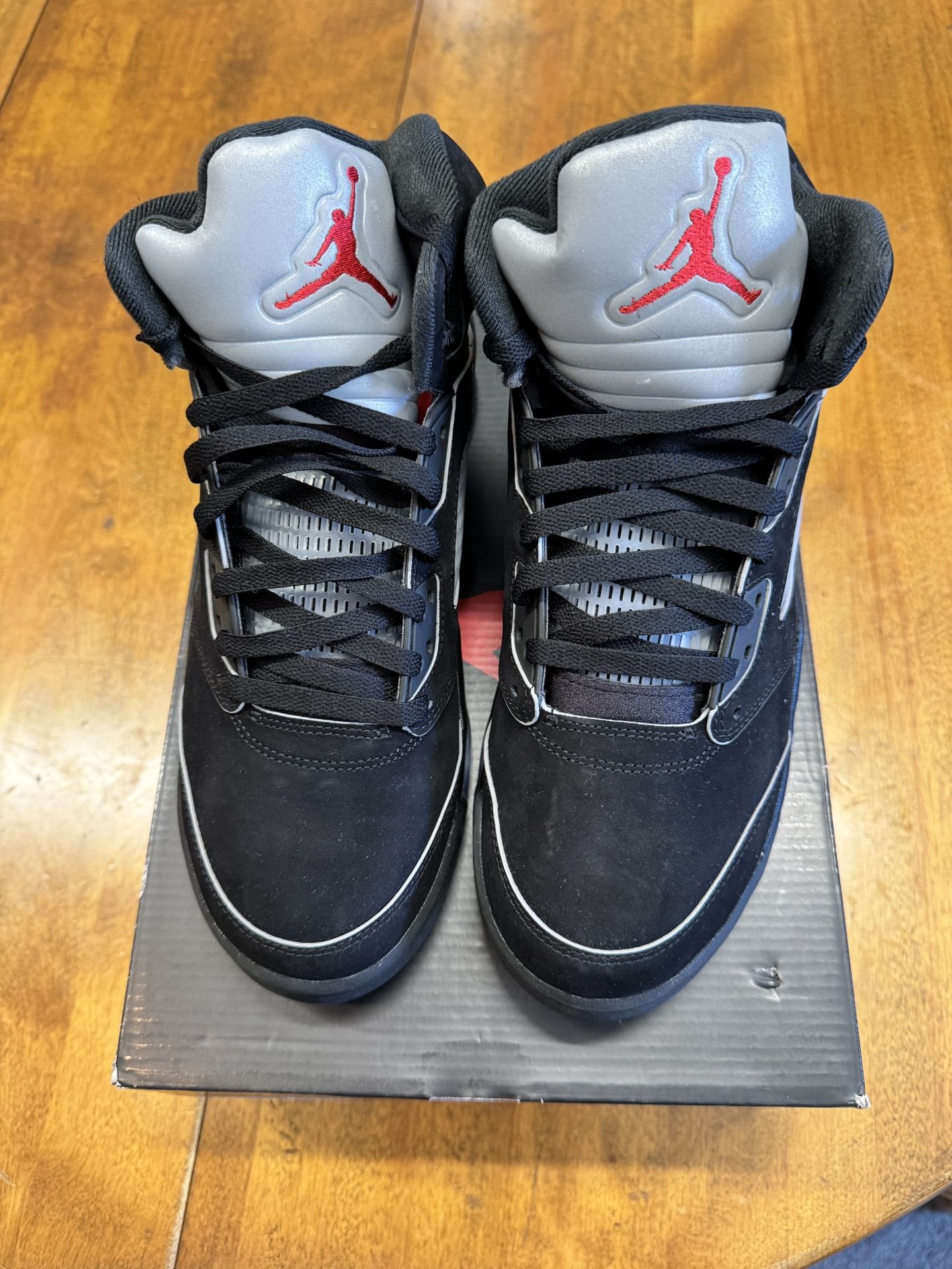 Jordan 5 Black Metallic Reimagined Size 10