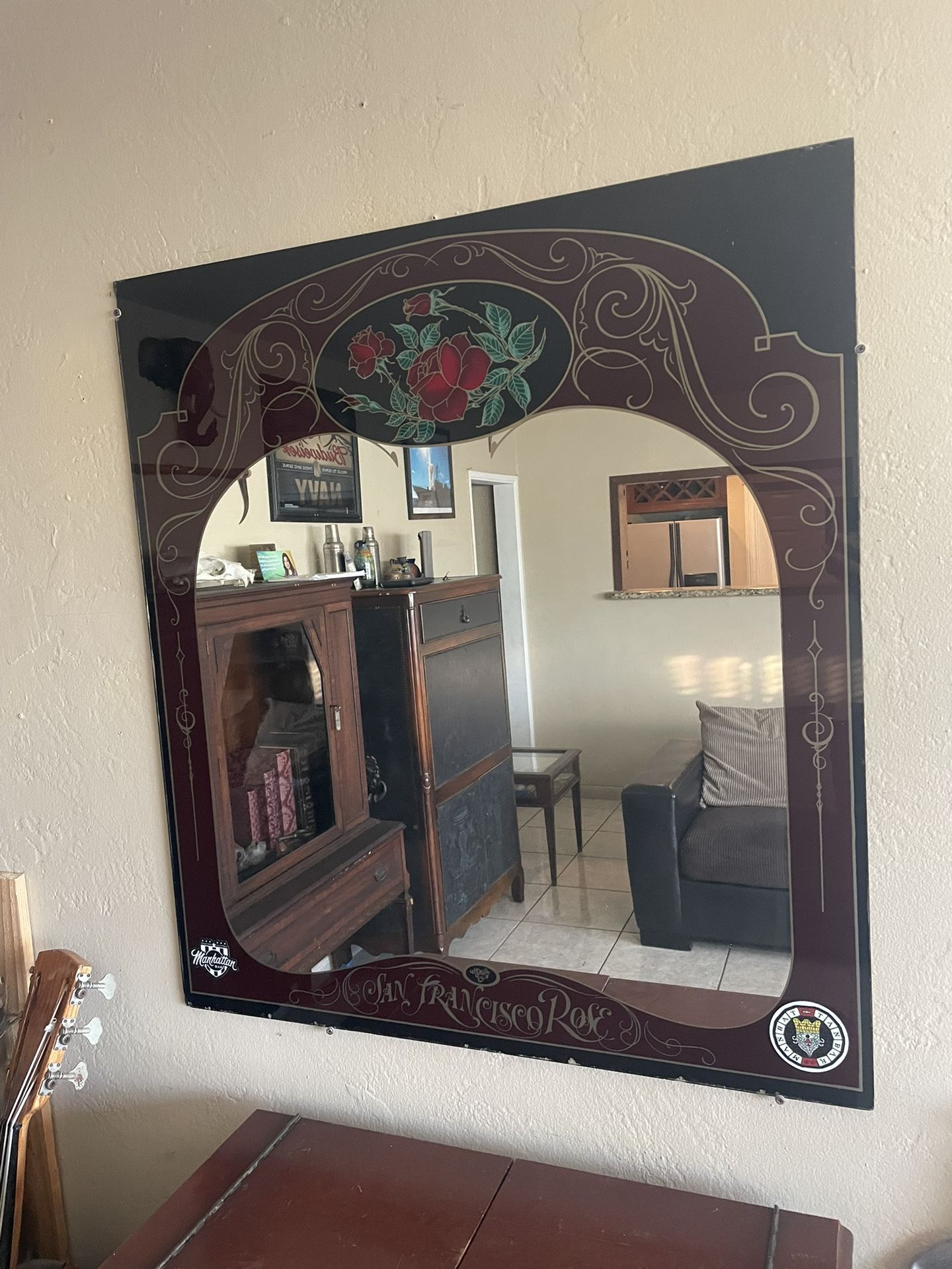 San Francisco Rose Mirror