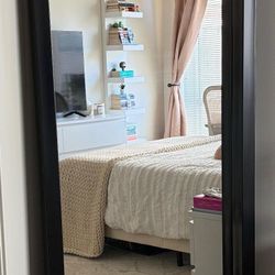 Thick black mirror 69x29x4