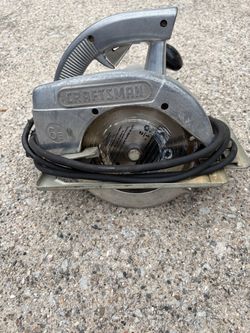 Vintage 1950s/1960s Sears Craftsman 6½-inch all-metal circular
