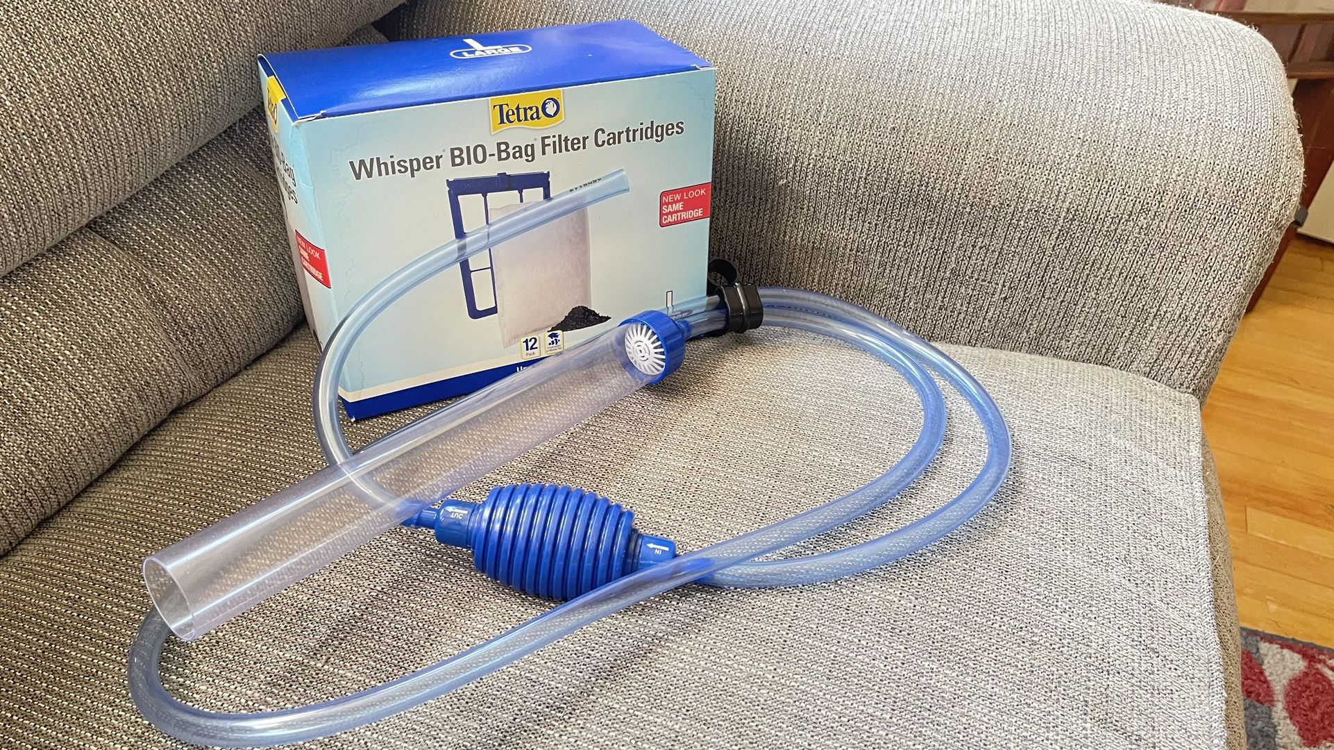 Whisper Bio Bag filter and pump