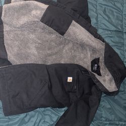 Carhartt Men’s Sherpa-Lined Jacket L Tall