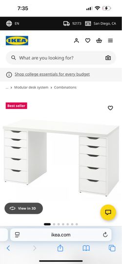 IKEA vanity