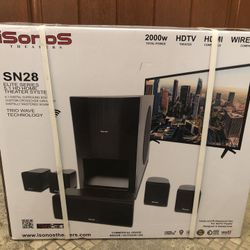 5.1 HD Home Theater System  (New) Surround Speakers