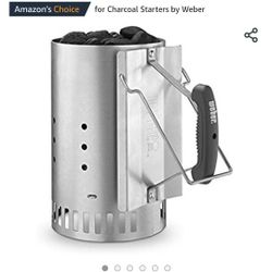 Weber 7429 Rapidfire Chimney Starter, Silver