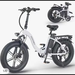 Kickway 20 inch fat tire Folding Fat Tire Electric Bike