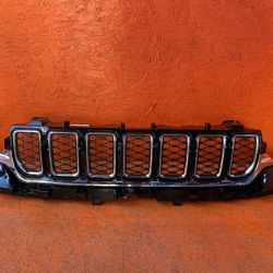2021 2022 2023 JEEP GRAND CHEROKEE FRONT UPPER GRILLE OEM (contact info removed)7AA