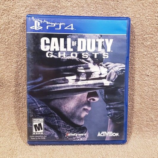 CALL of DUTY GHOSTS (2014 PS4) * CoD FPS SHOOTER WAR SOLDIER SONY PLAYSTATION  4 for Sale in Tucson, AZ - OfferUp