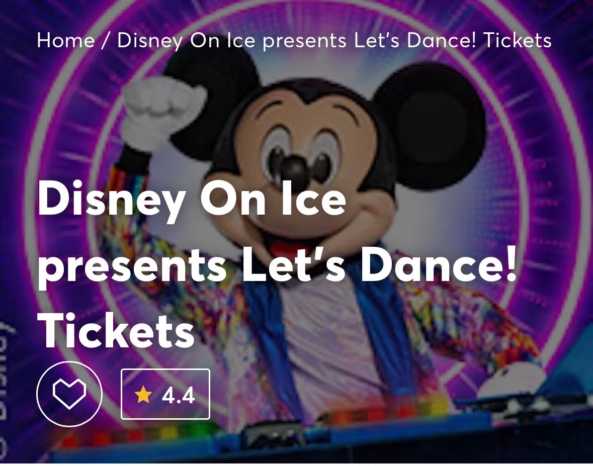12/13 3pm Disney On Ice, Let’s Dance!