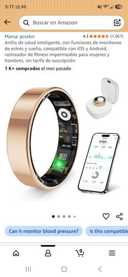 prxxhri Smart Health Ring Rose Gold