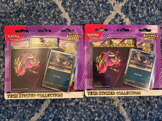 Pokemon Ascended Heroes Tech Sticker Collection - Gastly - With 3 Booster Packs
