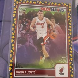 Nba Haunted Hoops Nikola Jovic Candy Corn Holo Near Mint